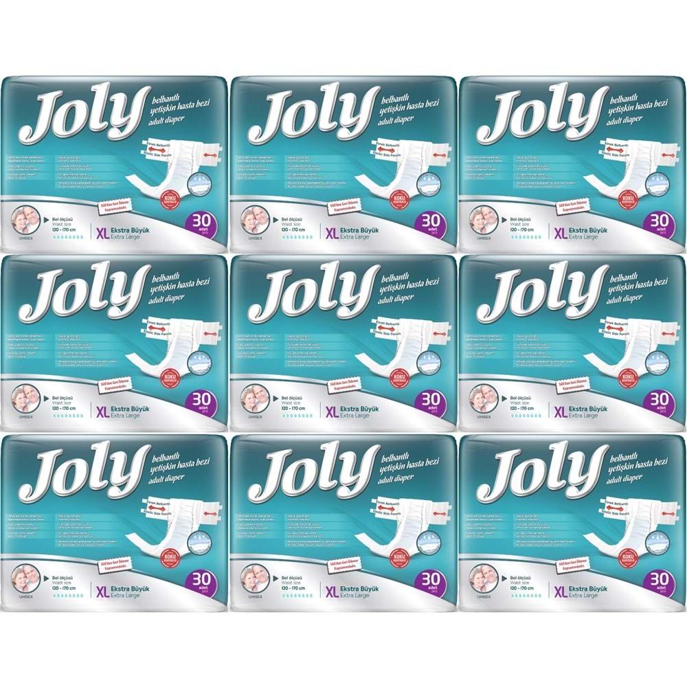 Joly Yetişkin Bezi Bel Bantlı XL - Ekstra Large - Extra Large 270 Adet