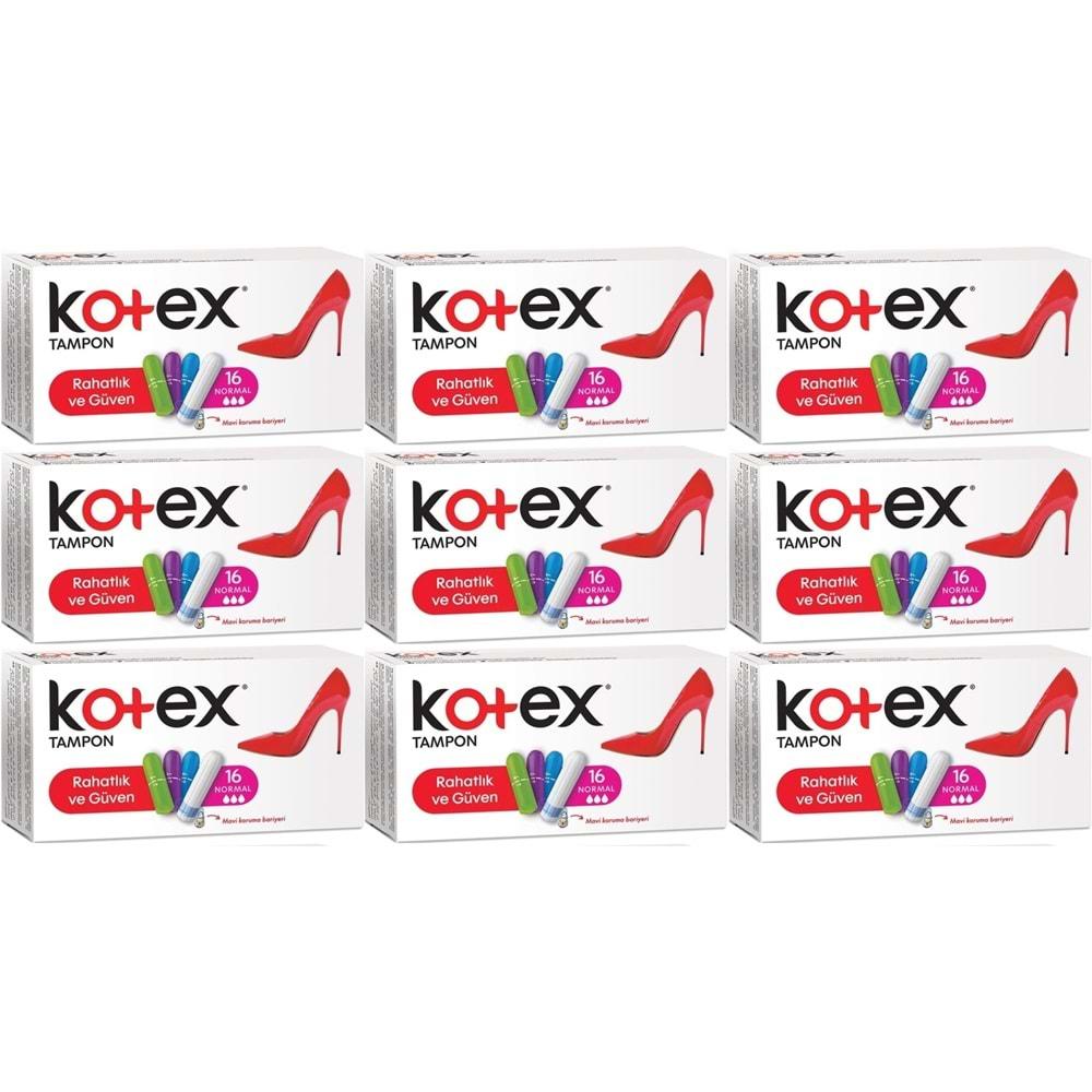 Kotex Tampon Normal 144 Lü Set (9PK*16)