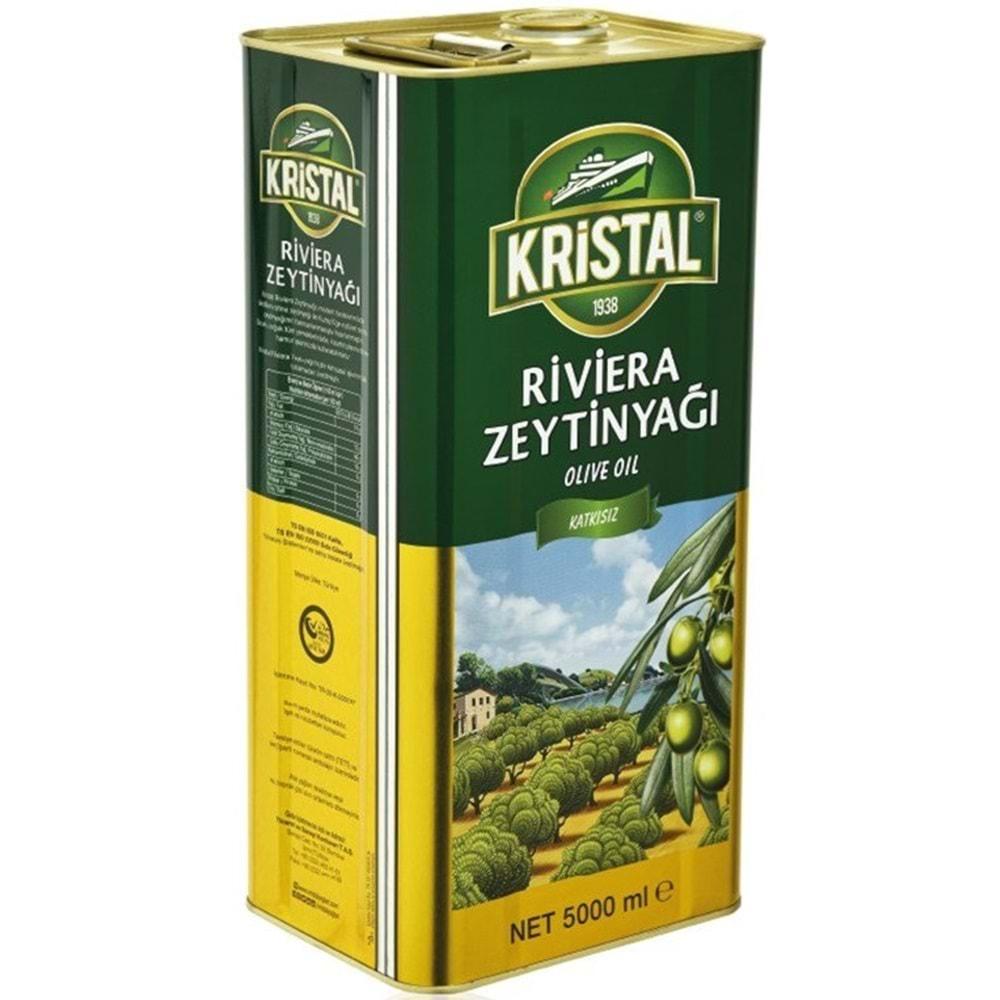 Kristal Zeytinyağı 15LT Riviera (Teneke) (3PK*5LT)