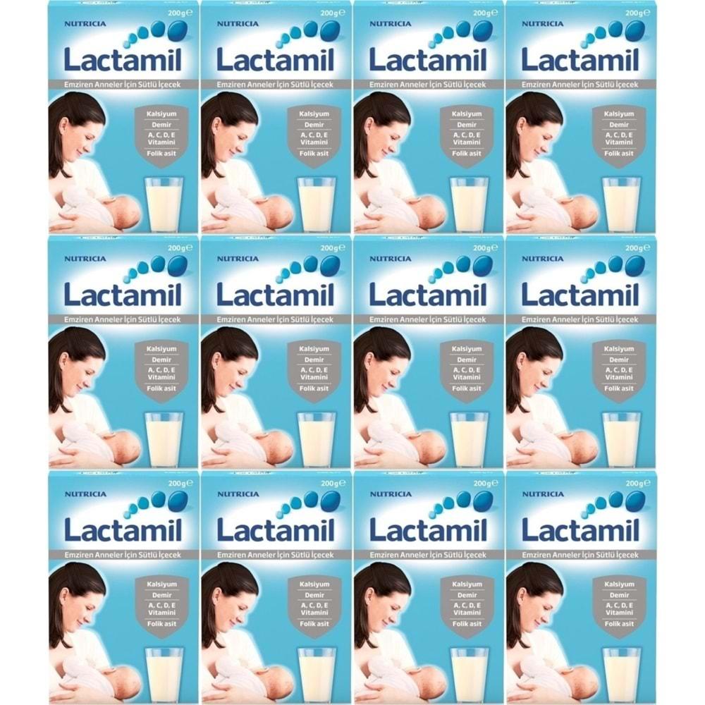 Nutrıcıa Lactamil 200GR (Emziren Anneler İçin Sütlü İçeçek) (12 Li Set)