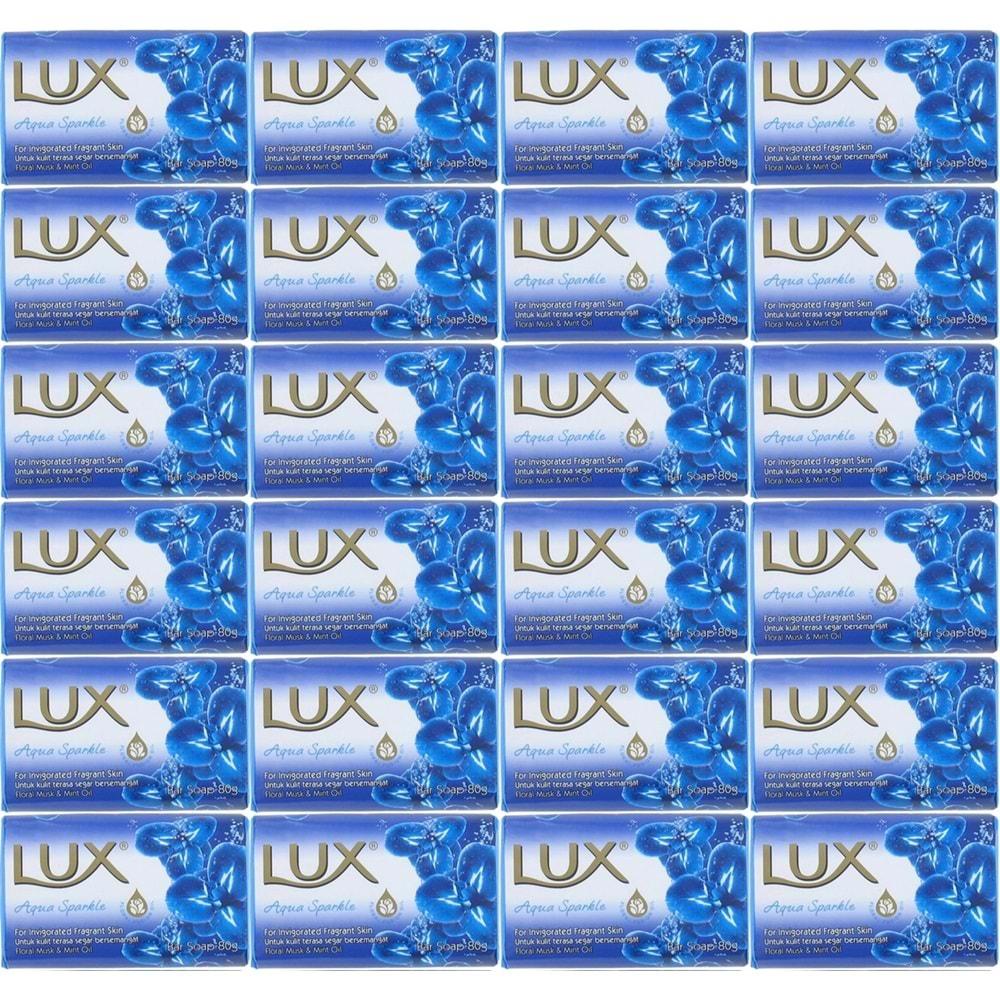 Lux Sabun 80GR Aqua Sparkle (Su Gibi Işıltı) (24 Lü Set)