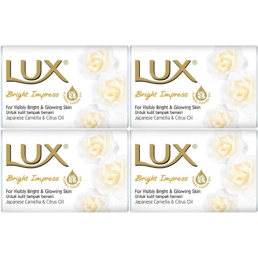 Lux Sabun 80GR Bright Impress (Etkileyici Parlaklık) (4 Lü Set)
