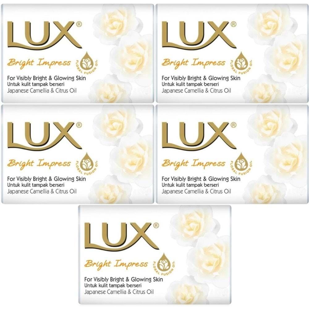 Lux Sabun 80GR Bright Impress (Etkileyici Parlaklık) (5 Li Set)