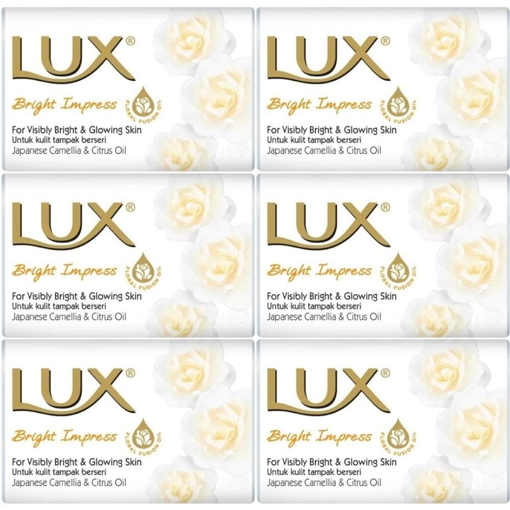 Lux Sabun 80GR Bright Impress (Etkileyici Parlaklık) (6 Lı Set)