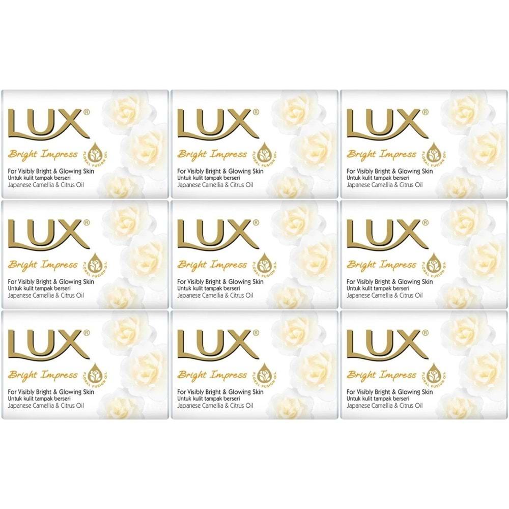 Lux Sabun 80GR Bright Impress (Etkileyici Parlaklık) (9 Lu Set)