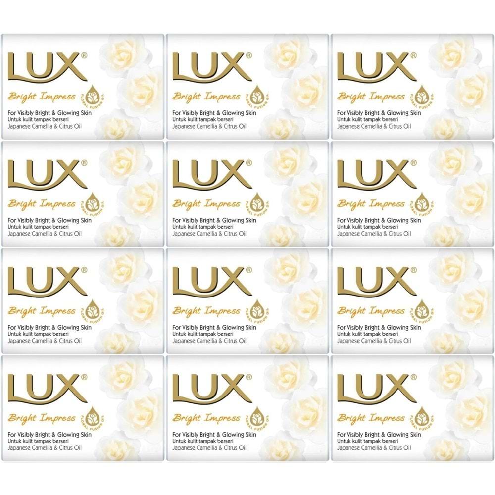 Lux Sabun 80GR Bright Impress (Etkileyici Parlaklık) (12 Li Set)