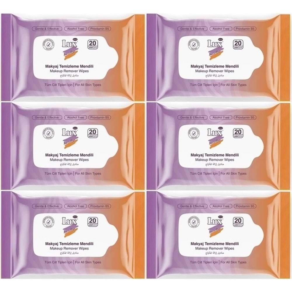 Lux Makyaj Temizleme Mendili Havlu 120 Yaprak (6PK*20)