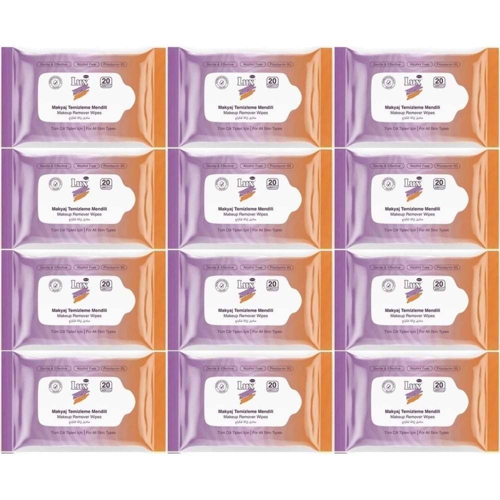 Lux Makyaj Temizleme Mendili Havlu 240 Yaprak (12PK*20)