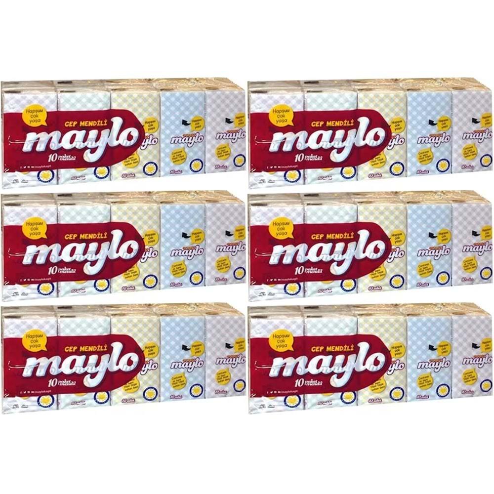 Maylo Cep Kağıt Mendil 60 Lı Set (6PK*10)