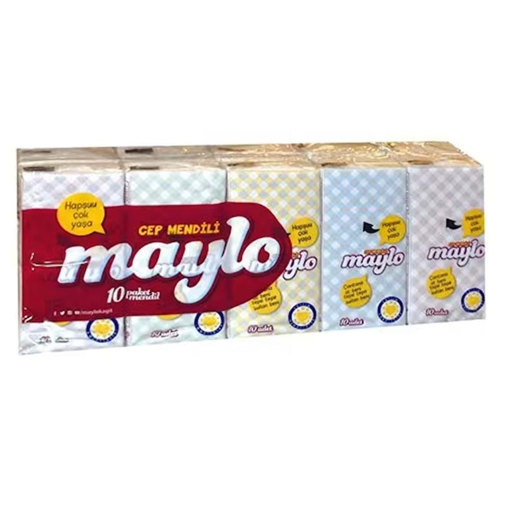 Maylo Cep Kağıt Mendil 120 Li Set (12PK*10)