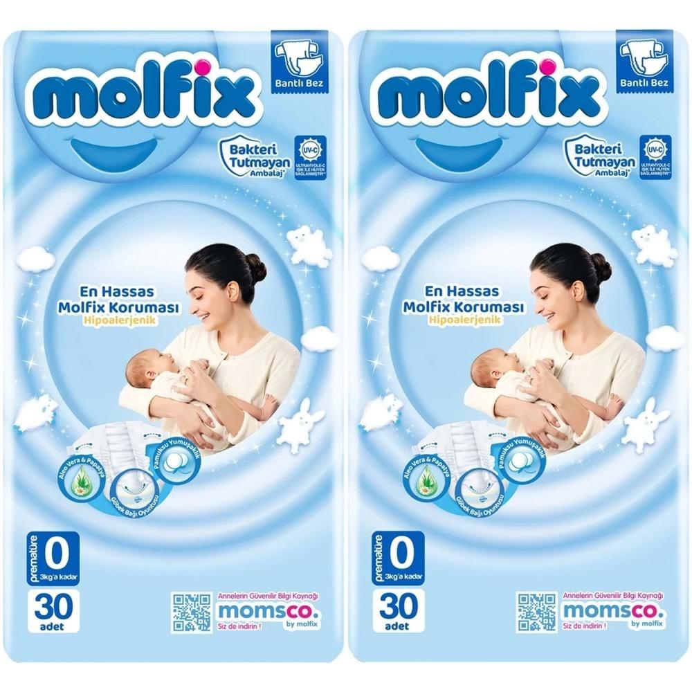 Molfix Bebek Bezi Ekonomik Beden:0 (0-3KG) Prematüre 60 Adet