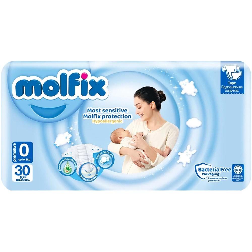 Molfix Bebek Bezi Ekonomik Beden:0 (0-3KG) Prematüre 60 Adet