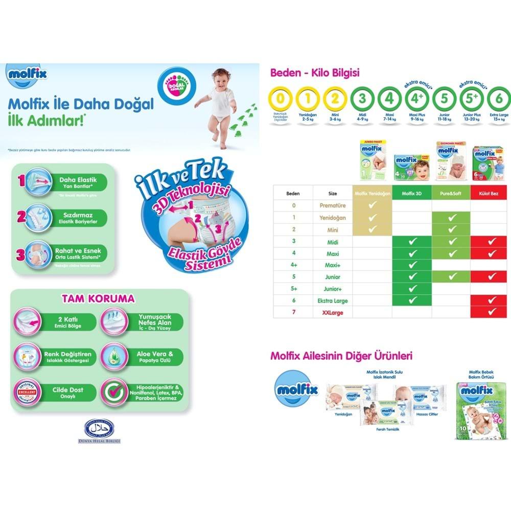 Molfix Pure&Soft Bebek Bezi Beden:2 (3-6Kg) Mini 248 Adet Ekonomik Ultra Avantaj Pk