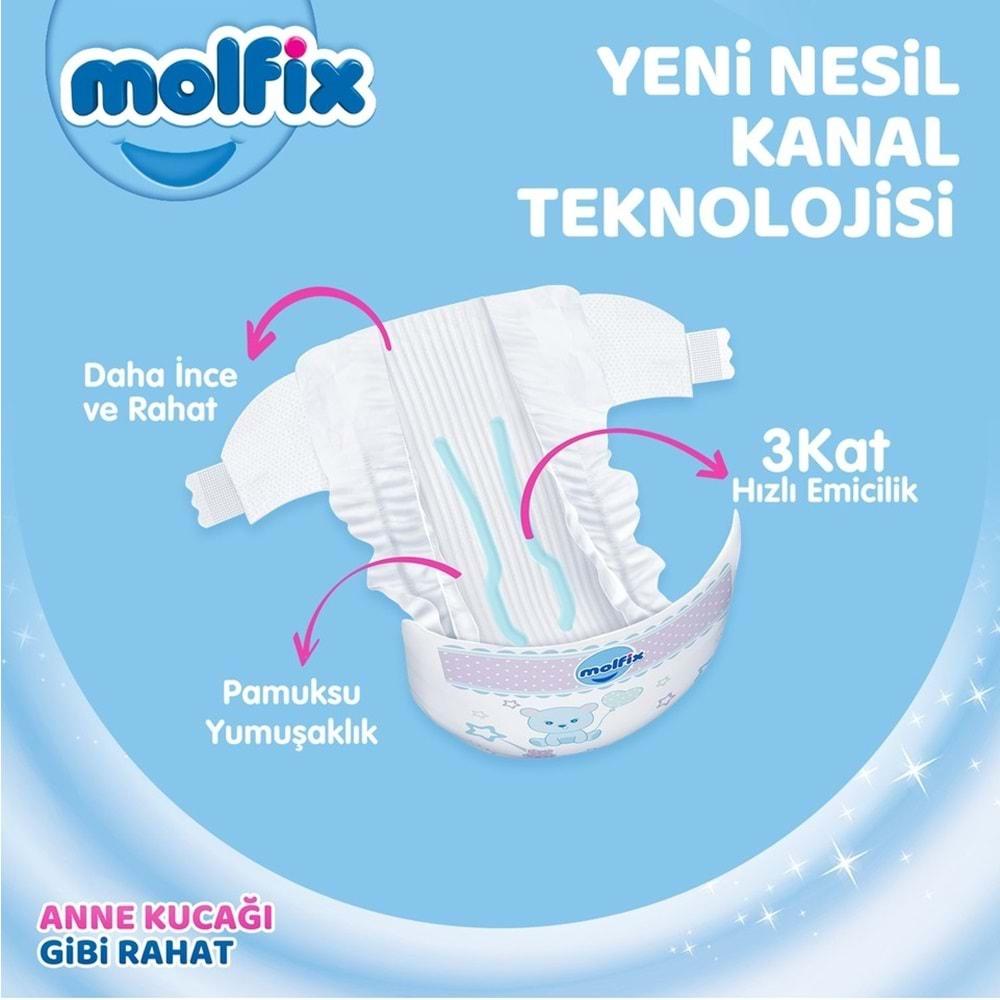 Molfix Bebek Bezi Beden:3 (4-9KG) Midi 420 Adet Mega Aylık Fırsat Pk