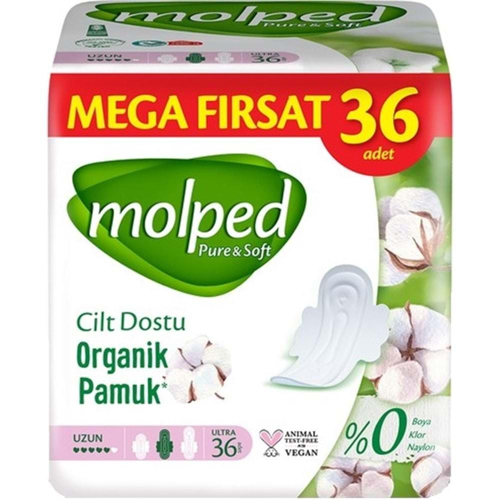 Molped Pure&Soft Hijyenik Ped Uzun 108 (3PK*36) Adet Mega Pk