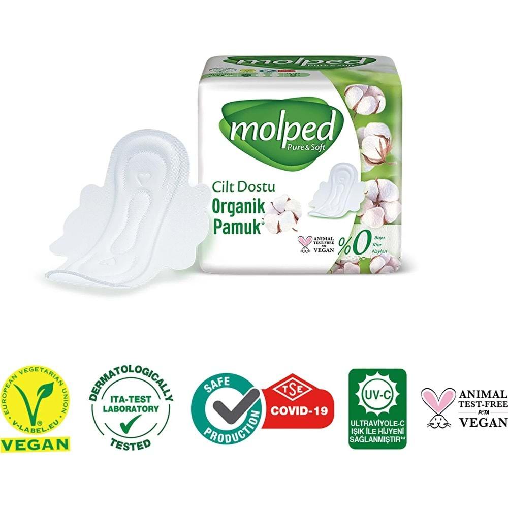 Molped Pure&Soft Hijyenik Ped Uzun 864 (24PK*36) Adet Mega Pk