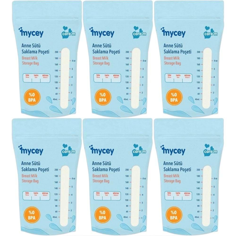 Mycey Anne Sütü / Süt Saklama Poşeti 25 Li Pk Tekli (6 Lı Set)