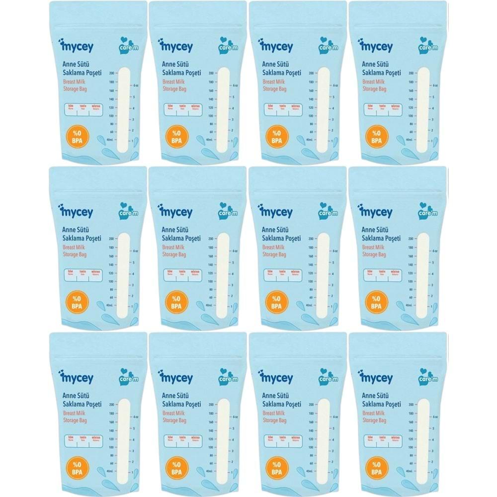 Mycey Anne Sütü / Süt Saklama Poşeti 25 Li Pk Tekli (12 Li Set)