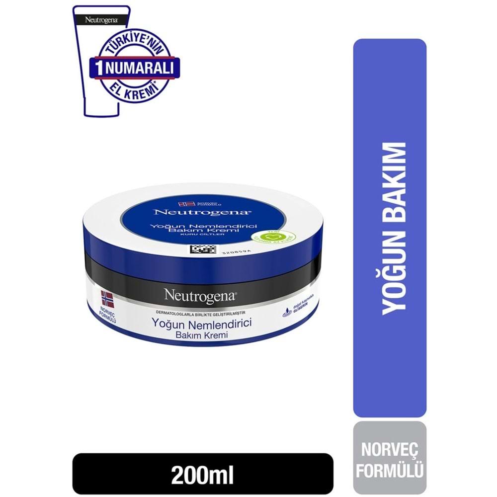 Neutrogena Norveç Formülü Bakım Kremi 200 ML (Karma 4 Lü Set Besleyici ve Yoğun)