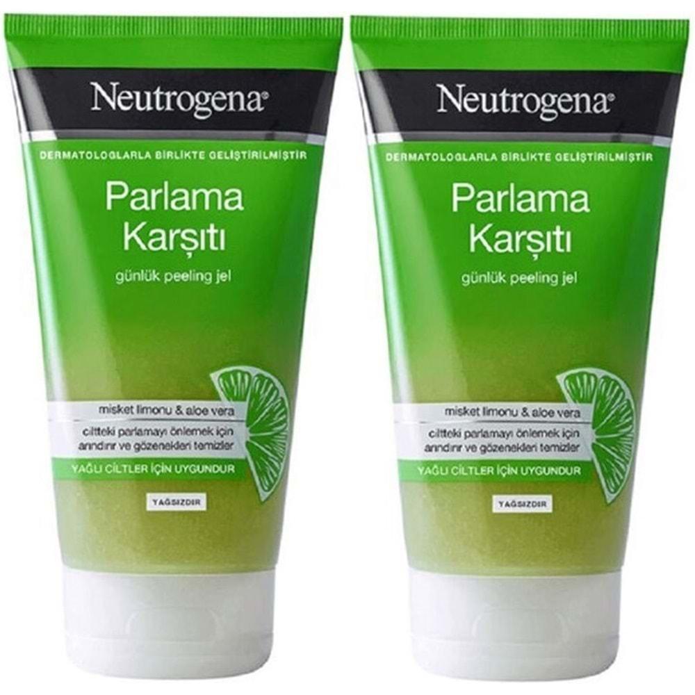 Neutrogene Parlama Karşıtı Yağsız Peeling Jel 150ML (2 Li Set)