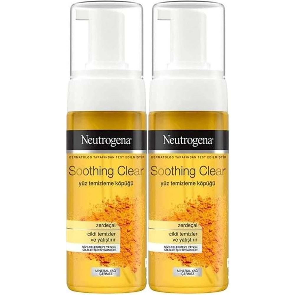 Neutrogena Soothing Clear Yüz Temizleme Köpüğü 150ML (2 Li Set)