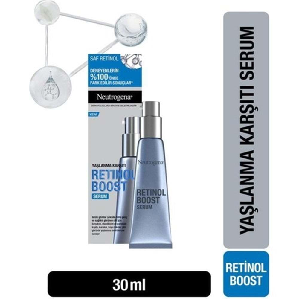 Neutrogena Retinol Boost Serum Antiaging 30ML (Yaşlanma Karşıtı Serum) (3 Lü Set)