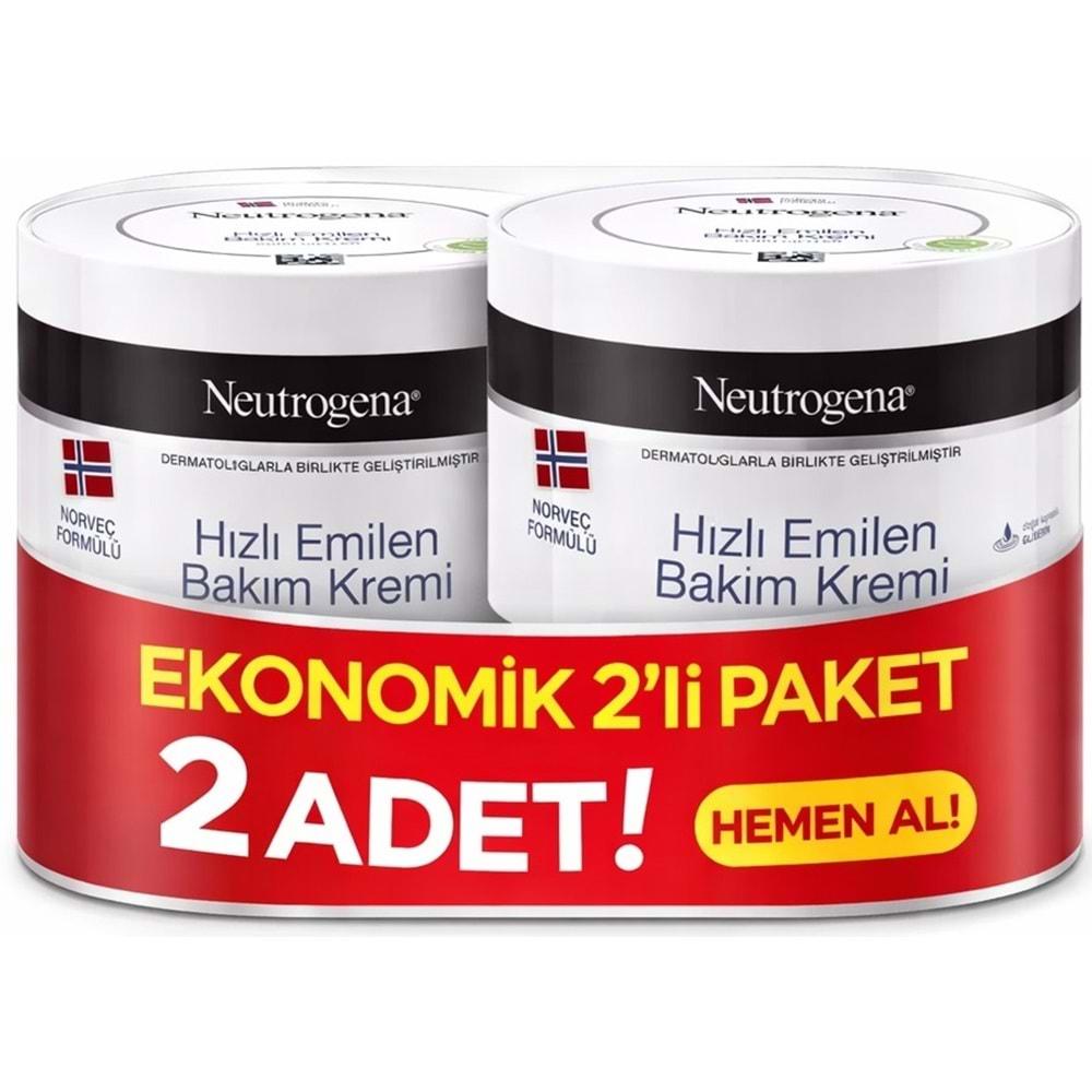 Neutrogena Norveç Formülü Hızlı Emilen Bakım Kremi 200ML+200ML 400ML Avantaj PK (6 Lı Set)