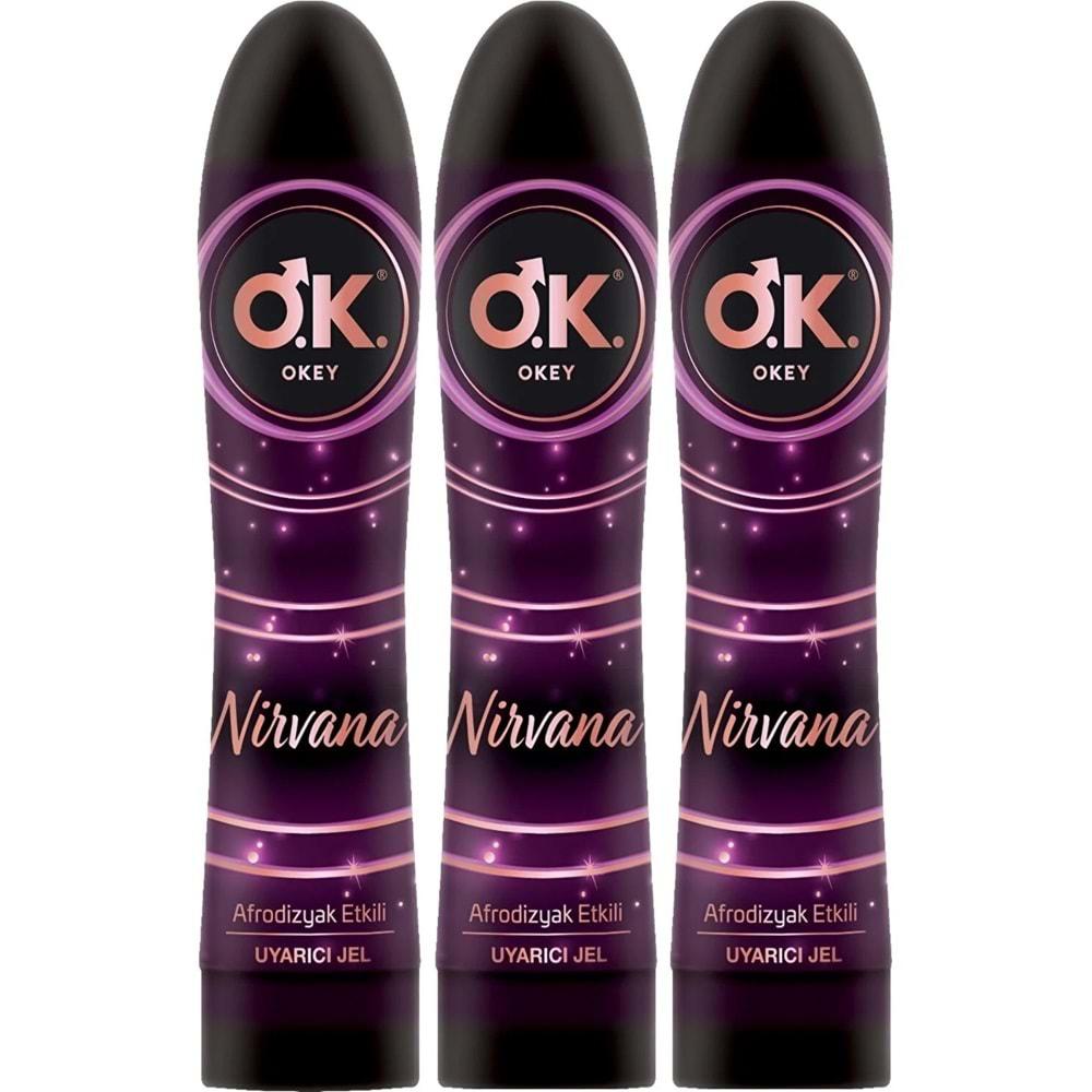 Okey Kayganlaştırıcı Jel 100ML Nirvana (3 Lü Set)