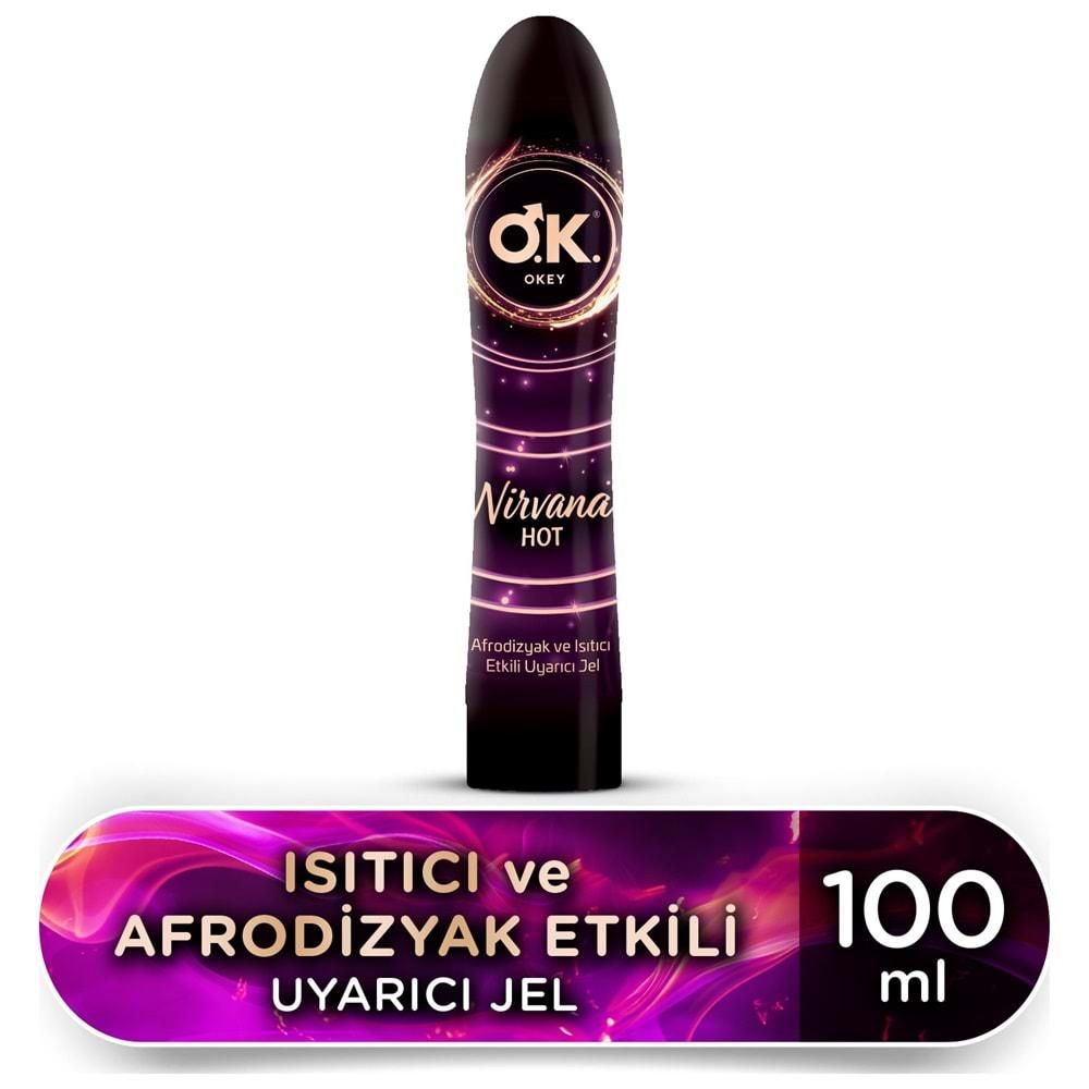 Okey Kayganlaştırıcı Jel 100ML Nirvana Hot (5 Li Set)