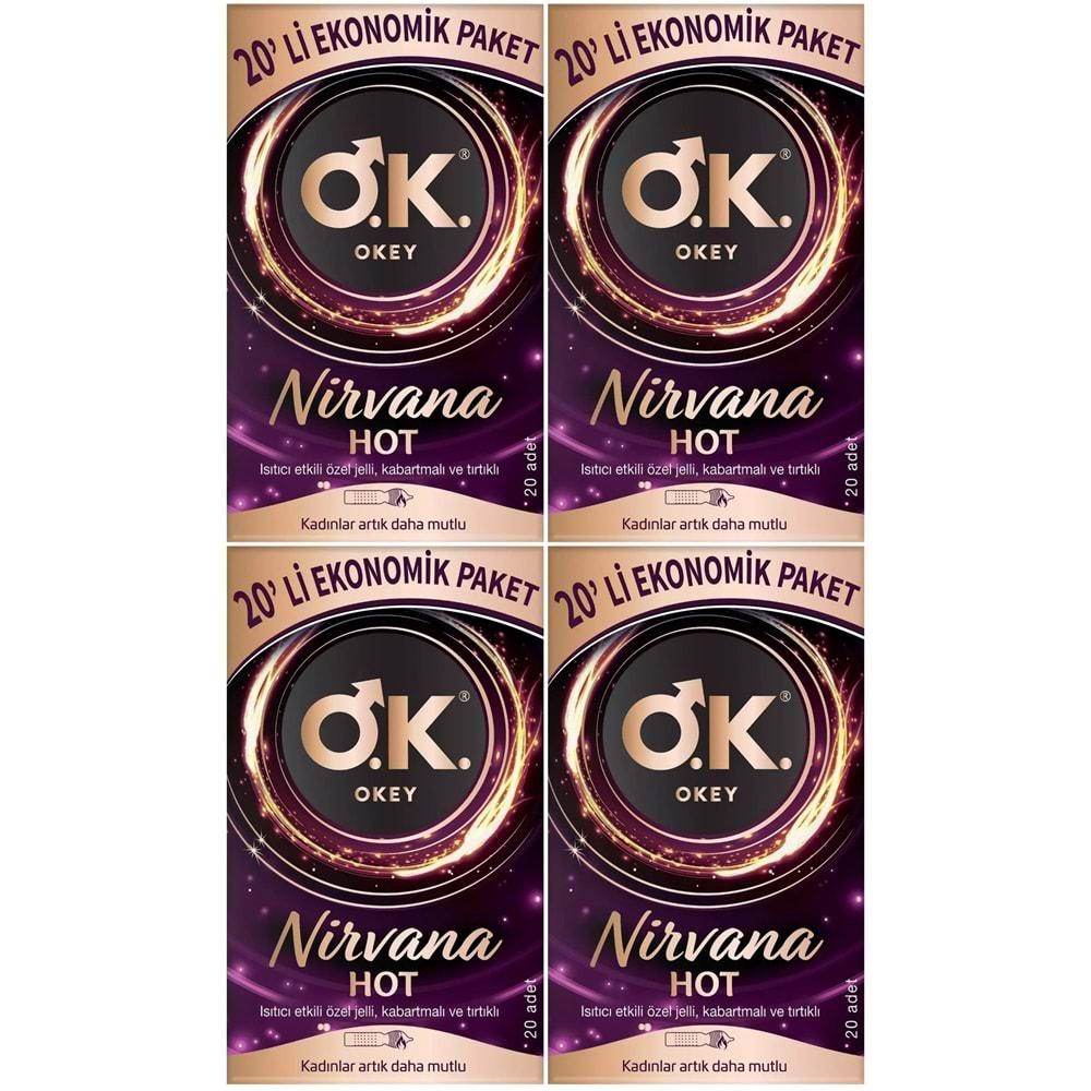 Okey Prezervatif 80 Adet Nirvana Ekonomik Pk (4PK*20)