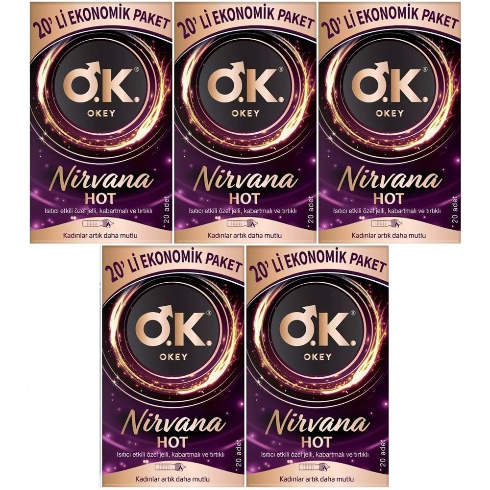 Okey Prezervatif 100 Adet Nirvana Ekonomik Pk (5PK*20)