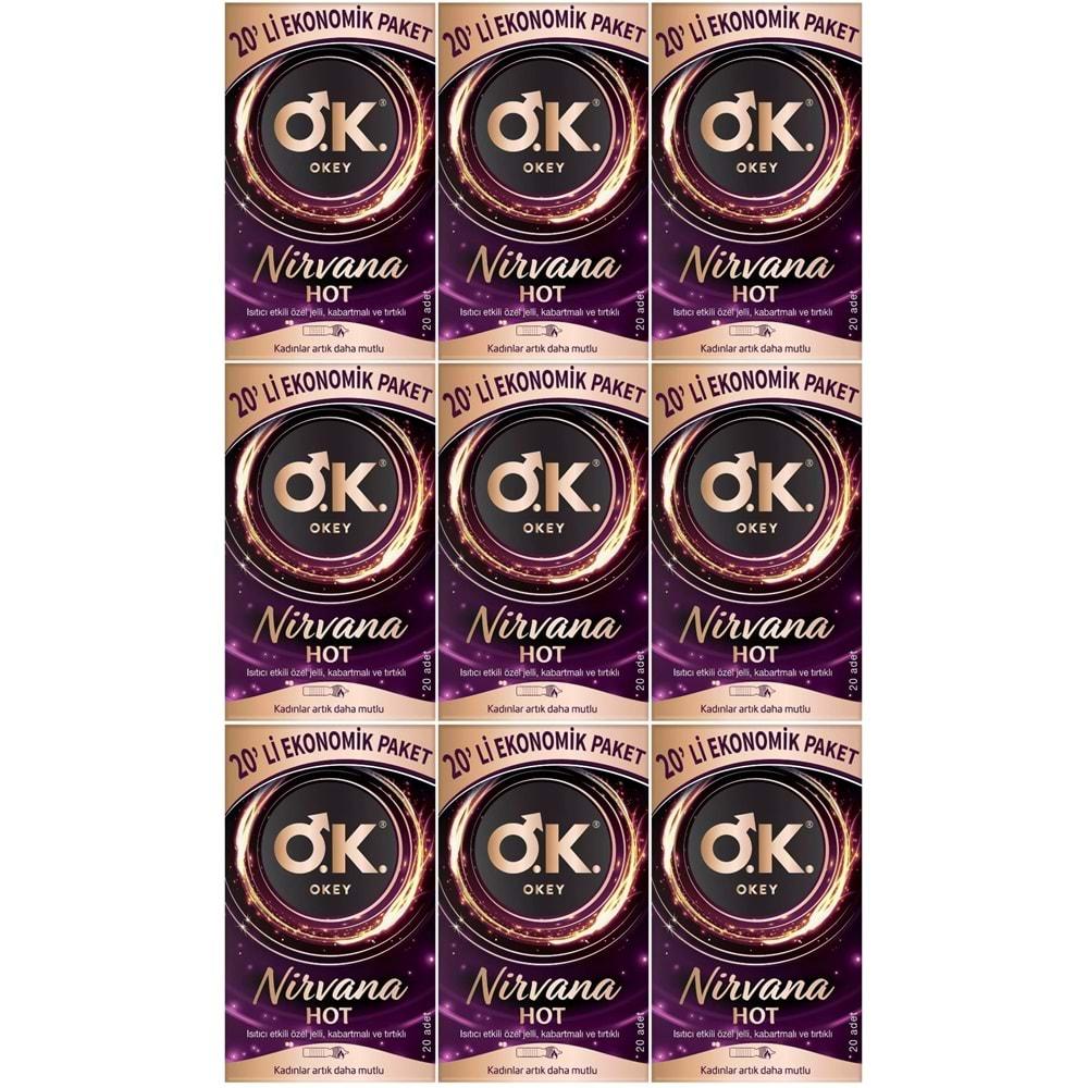 Okey Prezervatif 180 Adet Nirvana Ekonomik Pk (9PK*20)