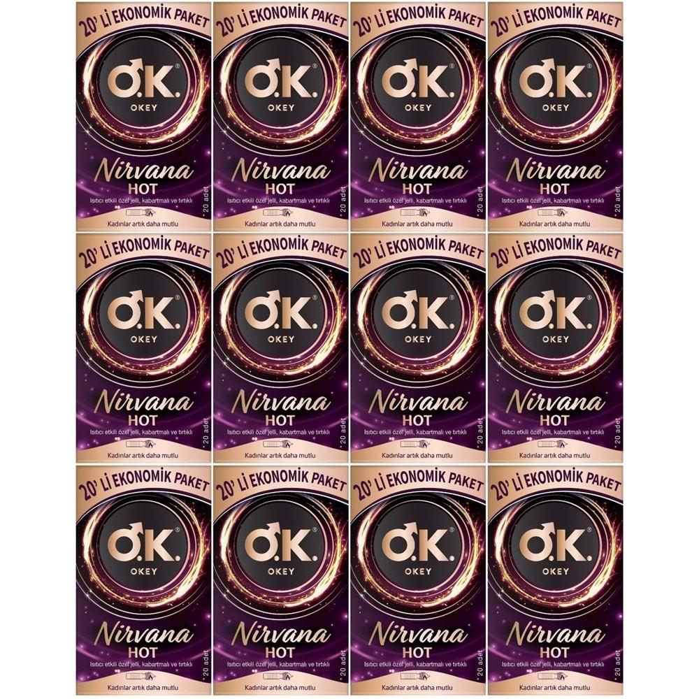 Okey Prezervatif 240 Adet Nirvana Ekonomik Pk (12PK*20)