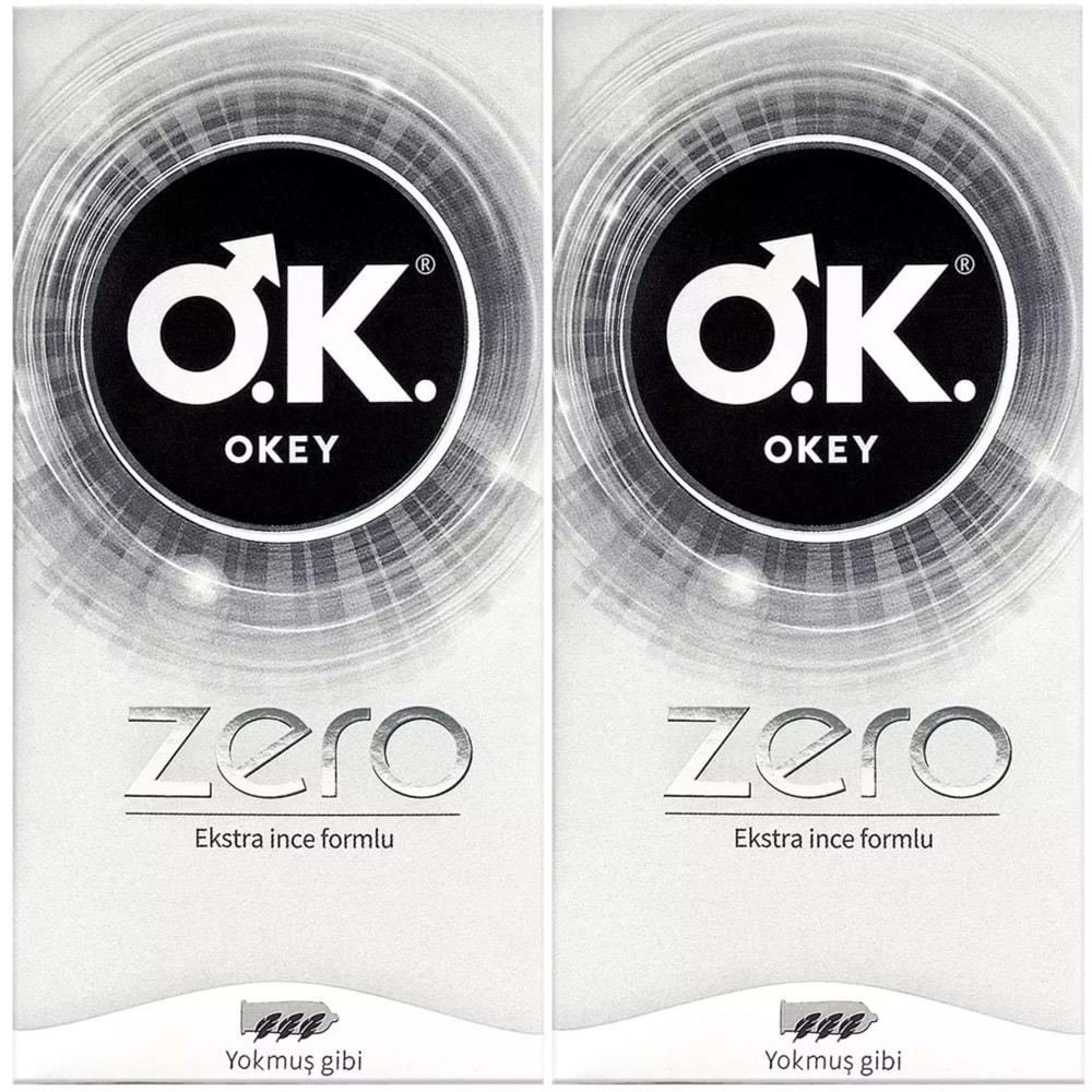 Okey Prezervatif 40 Adet Zero (Ekstra İnce Formlu) Ekonomik Pk (2PK*20)