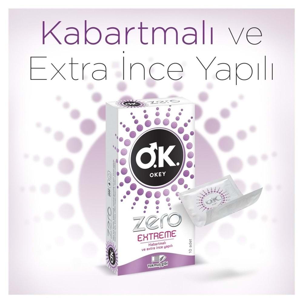 Okey Prezervatif 60 Adet Zero Extreme Ekonomik Pk (3PK*20)