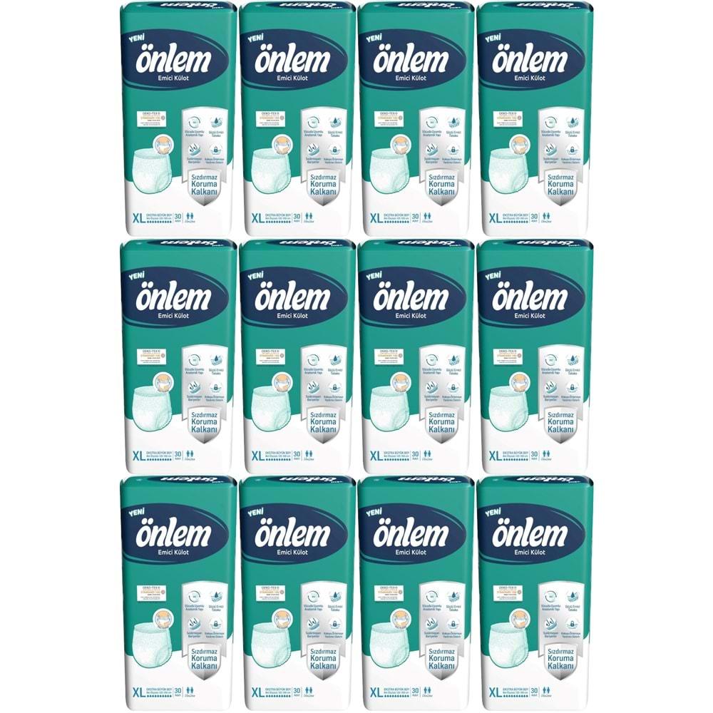 Önlem Emici Külot Hasta Bezi XL- Extra Large - Ekstra Büyük 360 Adet (12PK*30)