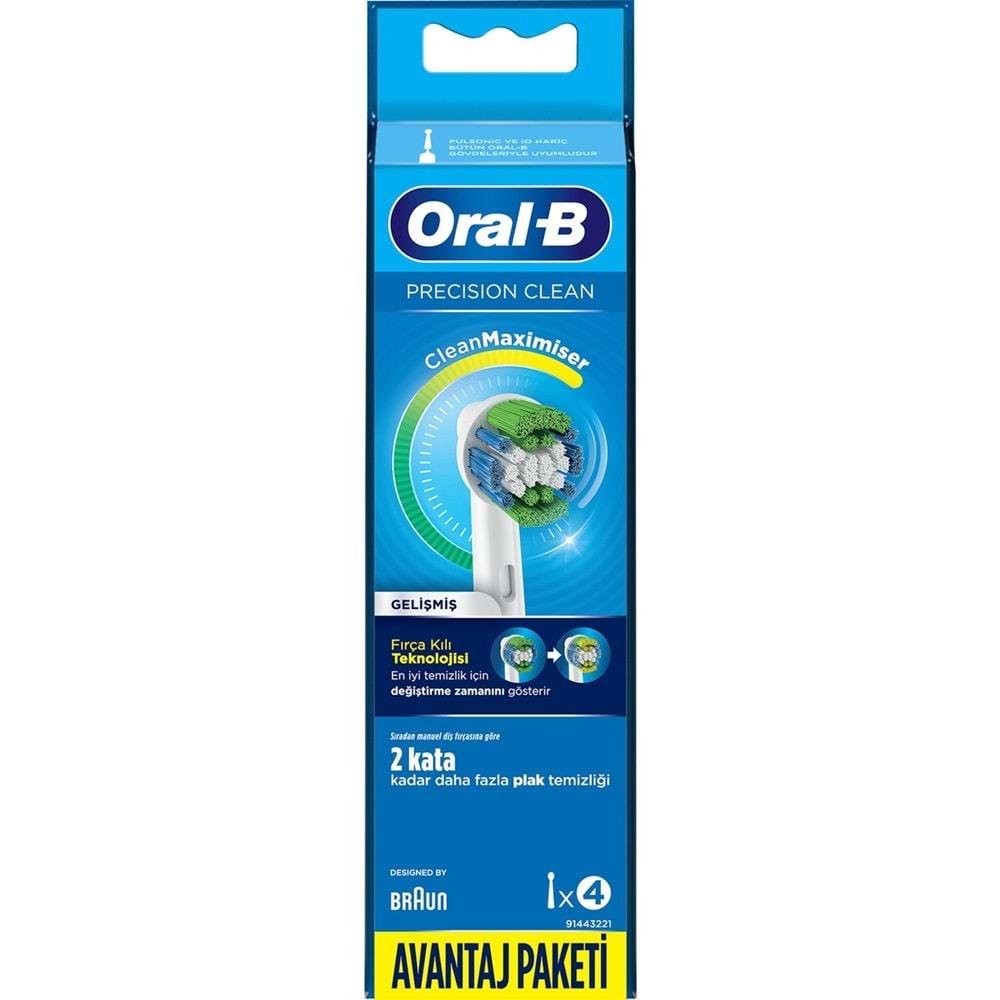 Oral-B Diş Fırçası Yedek Başlığı Precision Clean 24 Adet (6PK*4)