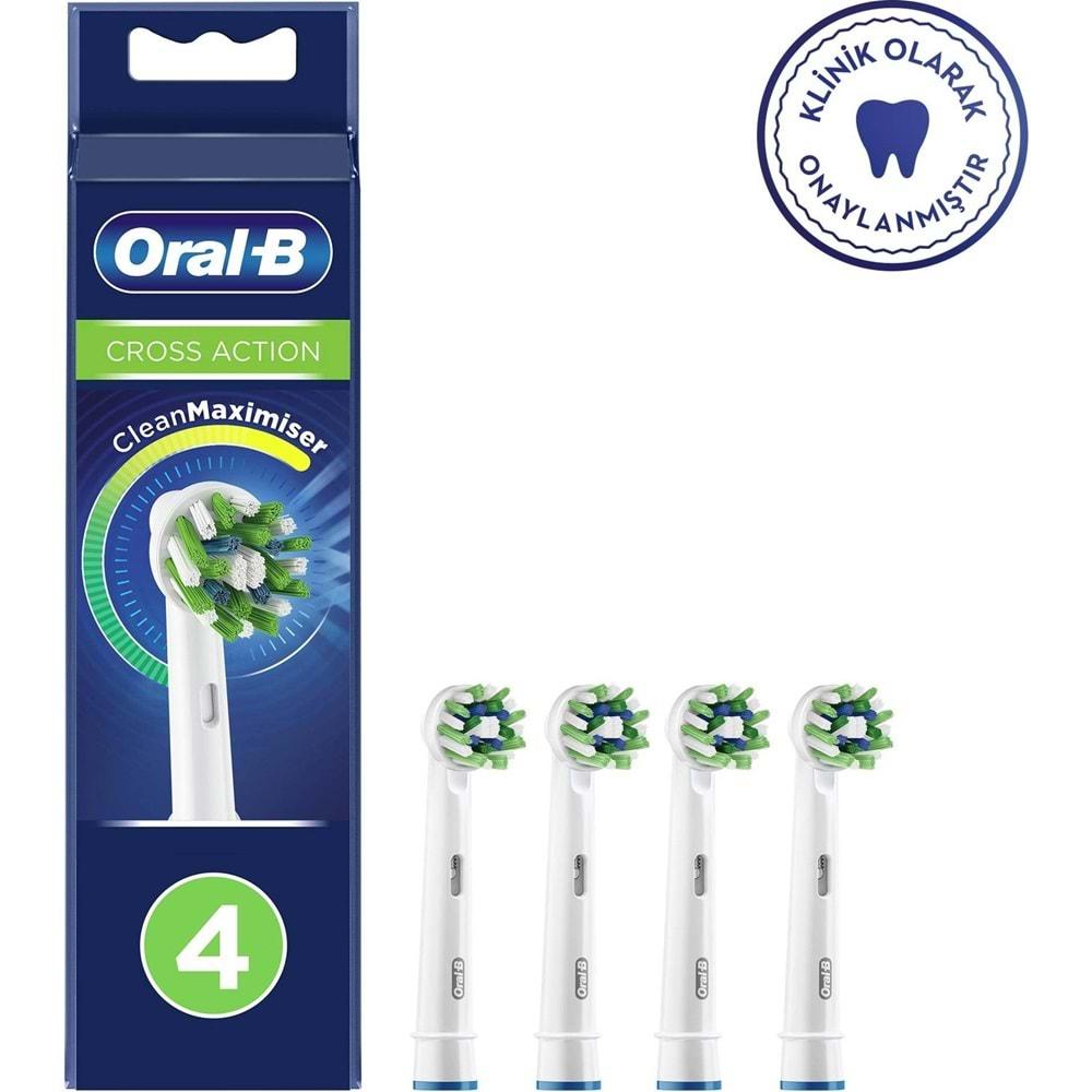 Oral-B Diş Fırçası Yedek Başlığı Cross Action 8 Adet (2PK*4)