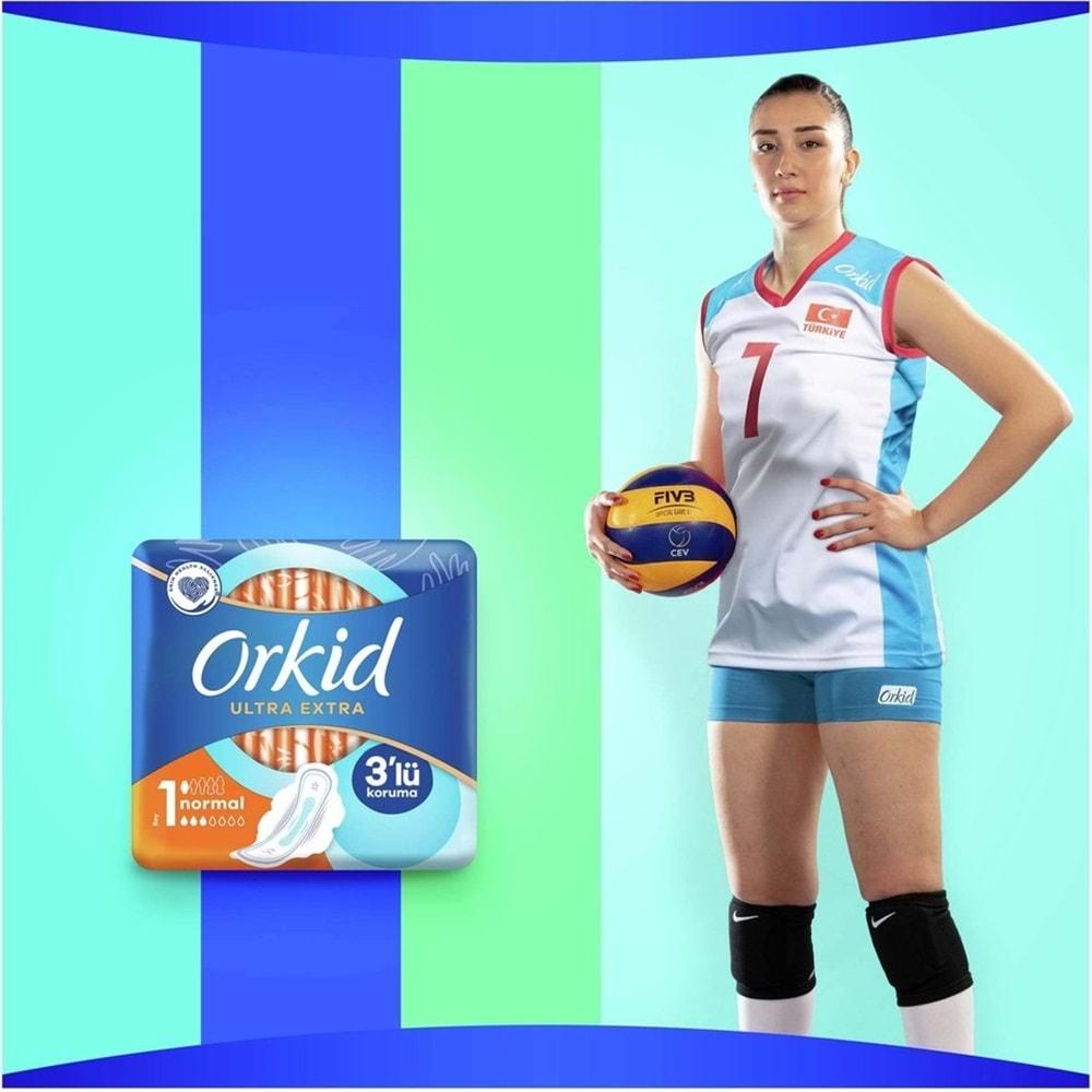 Orkid Hijyenik Ped Ultra Extra Normal 144 Adet Standart Pk (18PK*8)