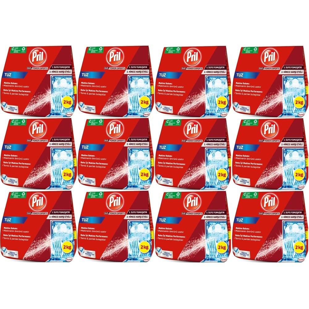 Pril Bulaşık Makinesi Tuzu 24KG (12PK*2KG)