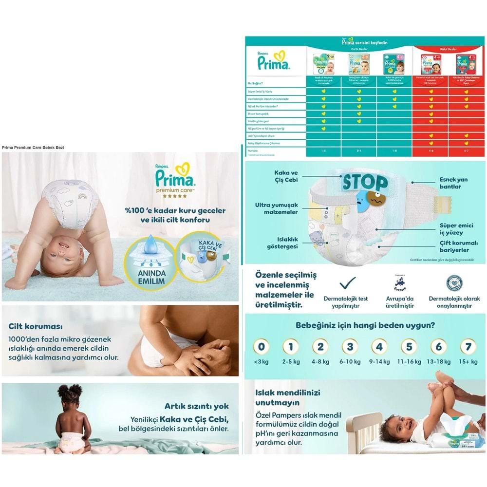 Prima Premium Care Bebek Bezi Beden:6 (13+) Extra Large 186 Adet Süper Fırsat Pk