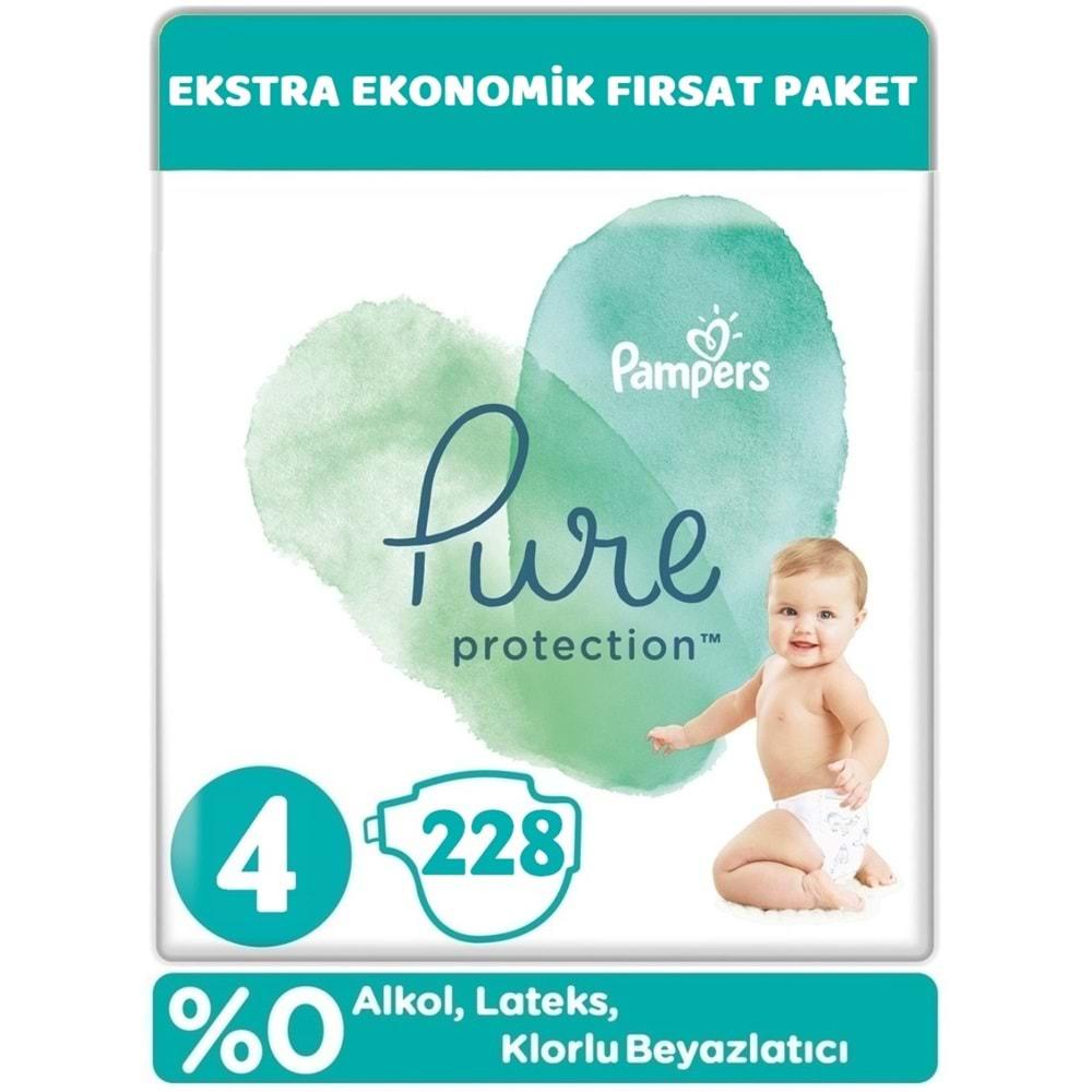 Prima Pure Bebek Bezi Ekstra Ekonomik Fırsat Pk Beden:4 (9-14Kg) Maxi 228 Adet