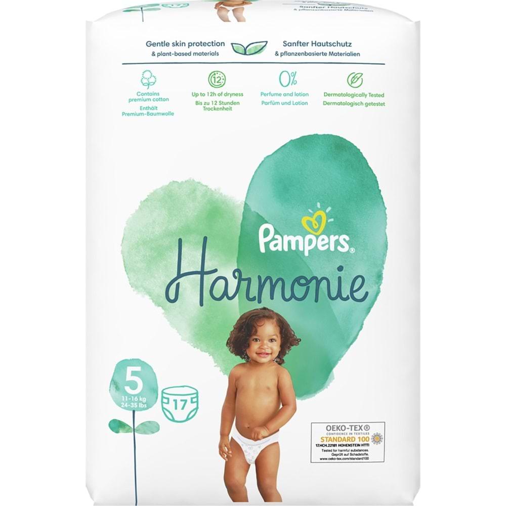 Prima Pampers Harmonie Bebek Bezi Beden:5 (11-16Kg) Junior 68 Adet Süper Ekonomik Fırsat Pk