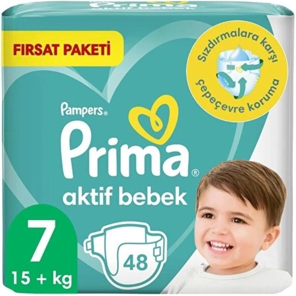 Prima Bebek Bezi Beden:7 (15+KG) XX Large 144 Adet Aylık Fırsat Pk