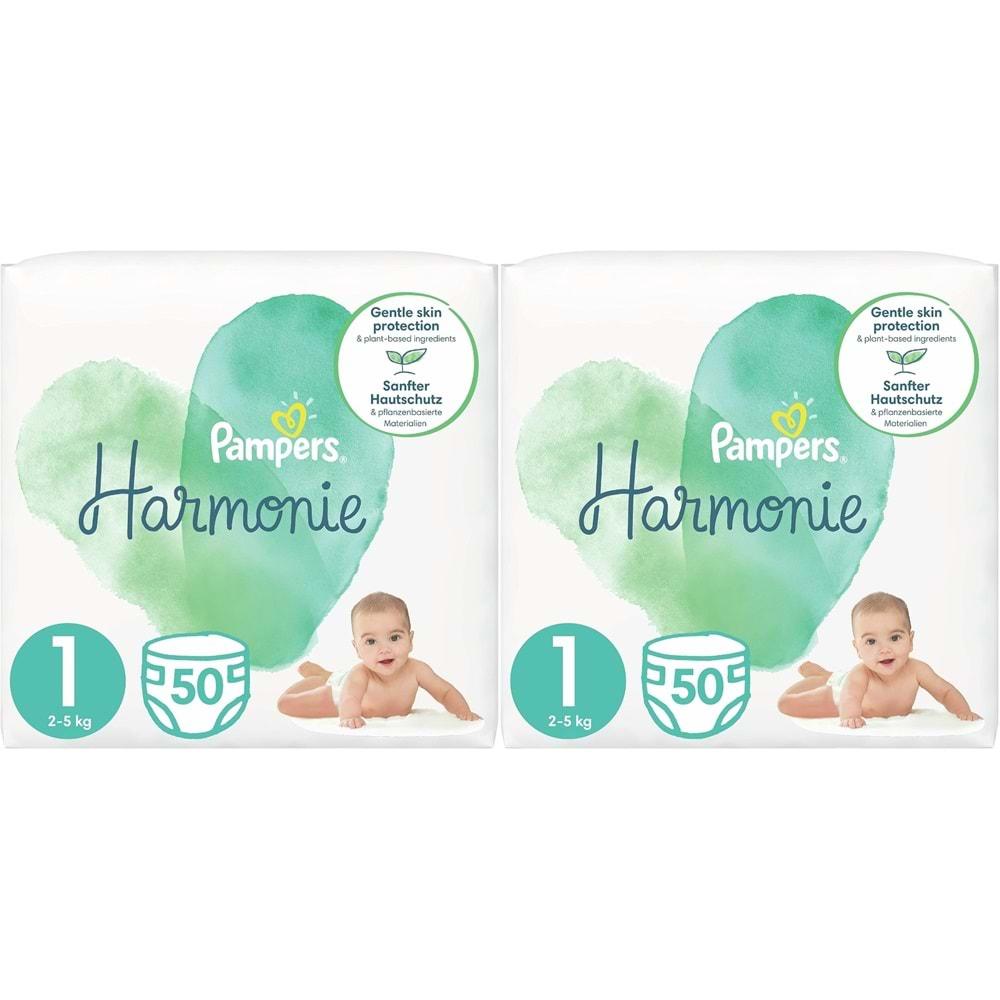 Prima Pampers Harmonie Bebek Bezi Beden:1 (2-5Kg) Yeni Doğan 100 Adet Ekonomik Ultra Fırsat Pk