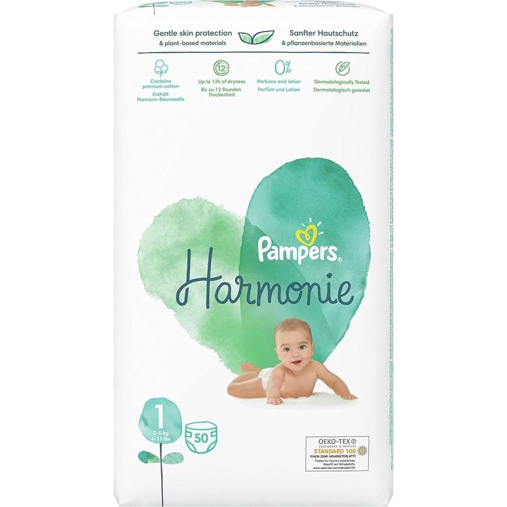 Prima Pampers Harmonie Bebek Bezi Beden:1 (2-5Kg) Yeni Doğan 100 Adet Ekonomik Ultra Fırsat Pk