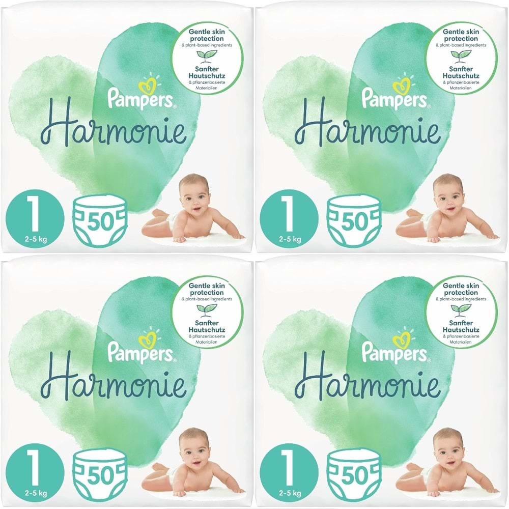 Prima Pampers Harmonie Bebek Bezi Beden:1 (2-5Kg) Yeni Doğan 200 Adet Avantaj Ultra Fırsat Pk