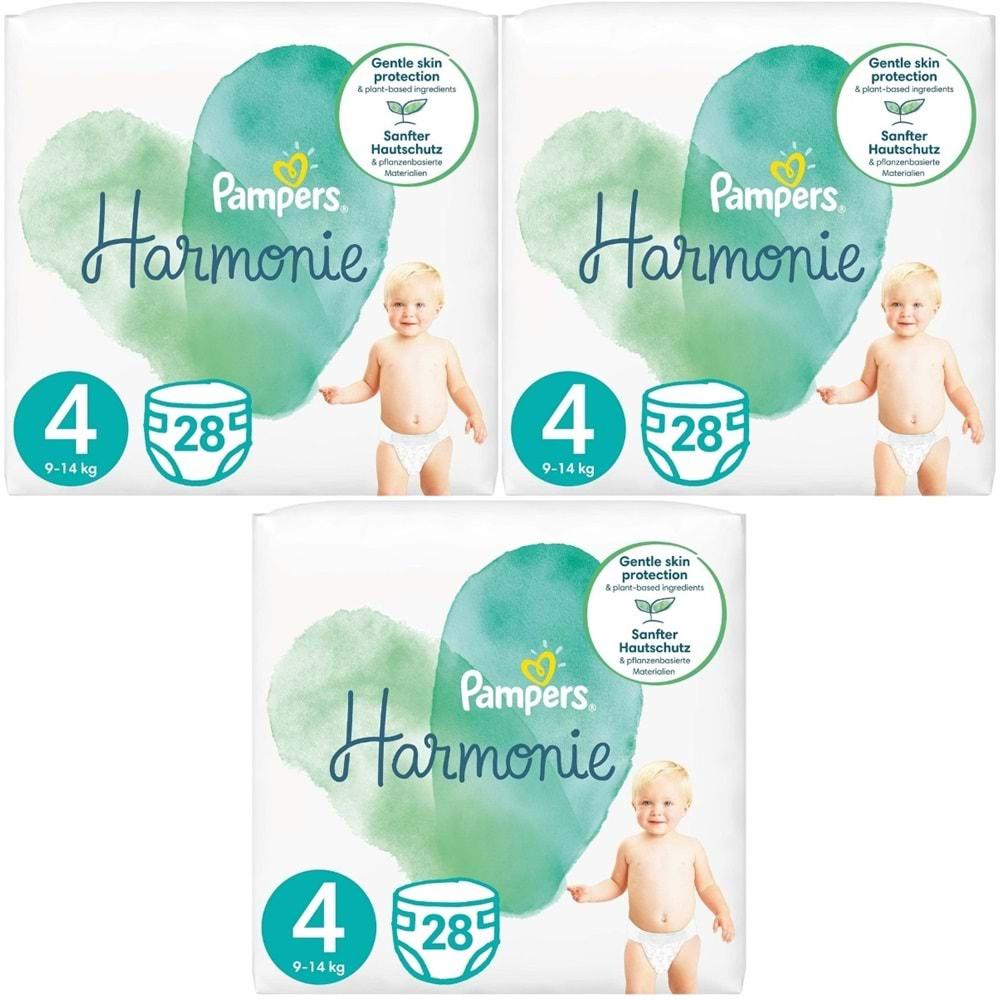 Prima Pampers Harmonie Bebek Bezi Beden:4 (9-14KG) Maxi 84 Adet Aylık Ultra Fırsat Pk