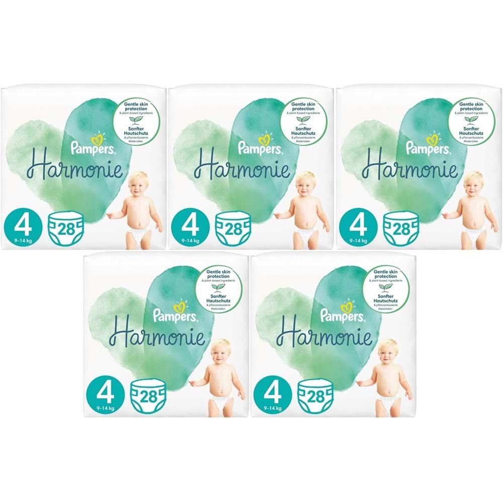 Prima Pampers Harmonie Bebek Bezi Beden:4 (9-14KG) Maxi 140 Adet Mega Ultra Fırsat Pk