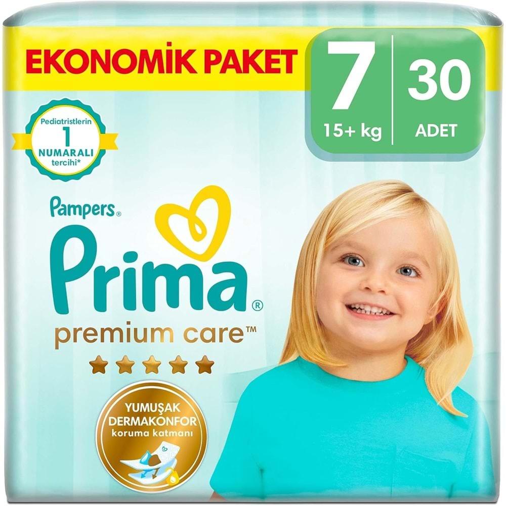 Prima Premium Care Bebek Bezi Beden:7 (15+KG) XXX Large 180 Adet Süper Ekonomik Mega Pk